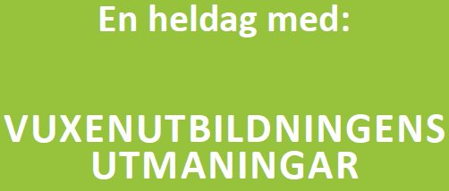 VuxiSamverkan's tweet photo. Vad vill politiken med #Vux? Vad händer? Missa inte Vuxenutbildningens dag Almedalen tis 5/7 https://t.co/vQ6FNznRcZ https://t.co/PG3WjLRr37