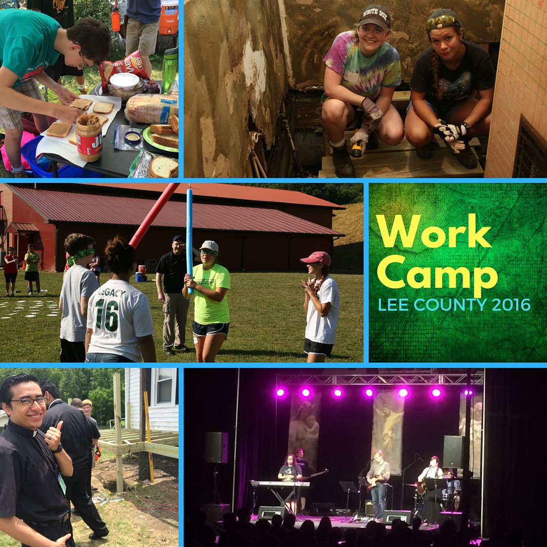 EvangelizeRVA's tweet photo. #cdryouth #experiencejoy #cdrworkcamp https://t.co/S2IQCUrE3S