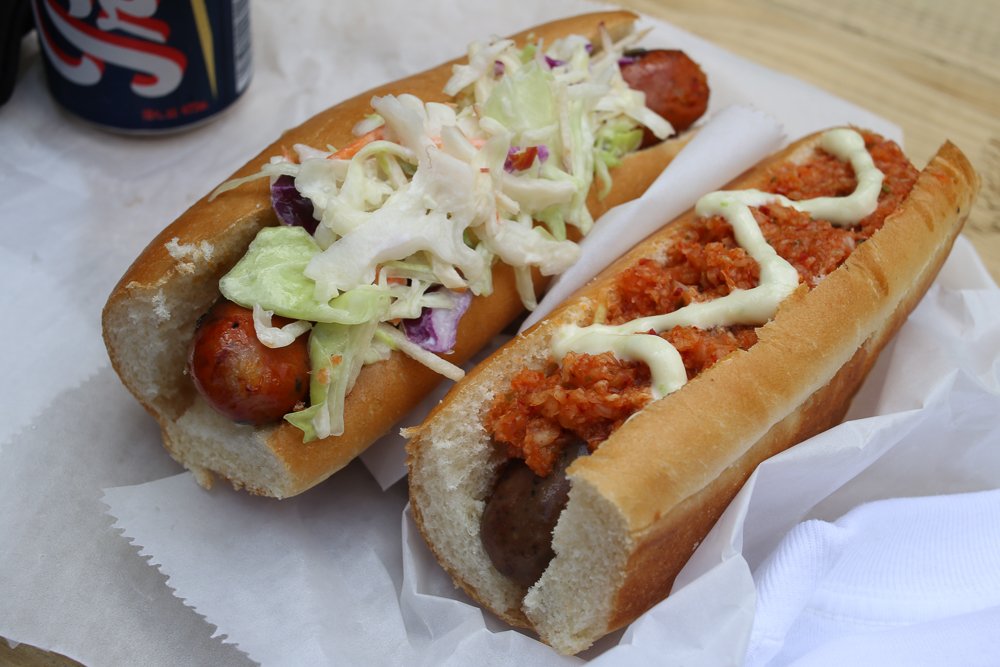 LA's <a href="/SeoulSausage/">Seoul Sausage Co.</a> will be at <a href="/eatthestreethi/">Eat The Street HI</a> this weekend! Try their amazing dogs! ow.ly/n8U5301uU2U