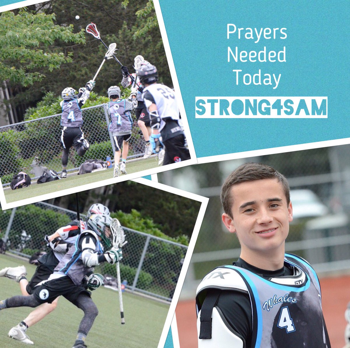 whaleslax's tweet photo. Sam Taylor delayed his MRI so he could play for Camron w/out knowing if his own brain tumor was worse. Today is MRI https://t.co/iCkRj08cUM