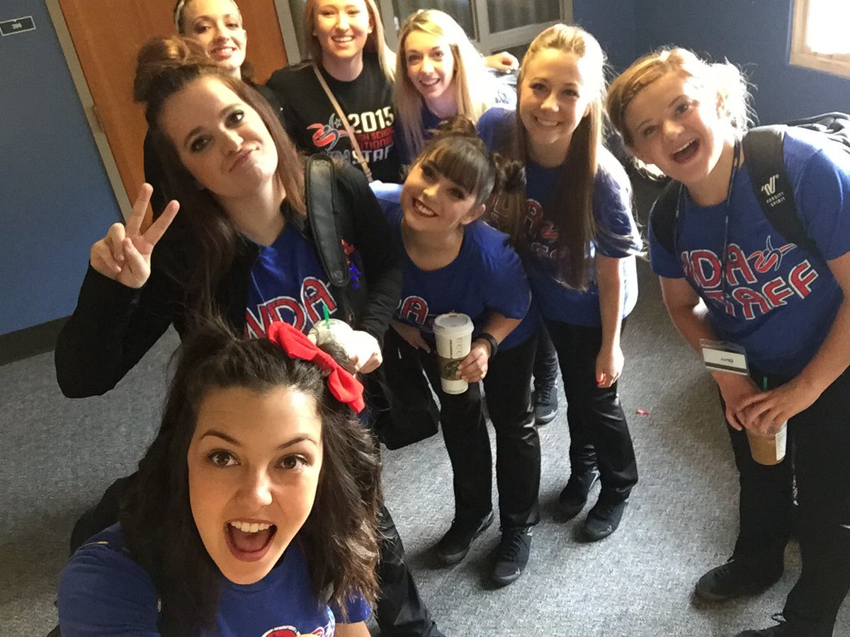 NDACarlie_Ann's tweet photo. Staff is ready for Funner Day!!!!!!! It's going to be the most Funner-est day ever!! ππ #NDAcamp #FunnerDay https://t.co/8jLkVXPVHb