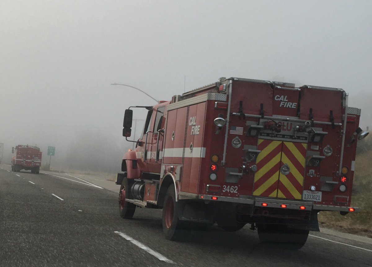 luperabago's tweet photo. Good feeling to see fire trucks headed in opposite direction of #SherpaFire. Thank you! 89% @CAL_FIRE @SBCountyOEM https://t.co/WPIPQnZVRN