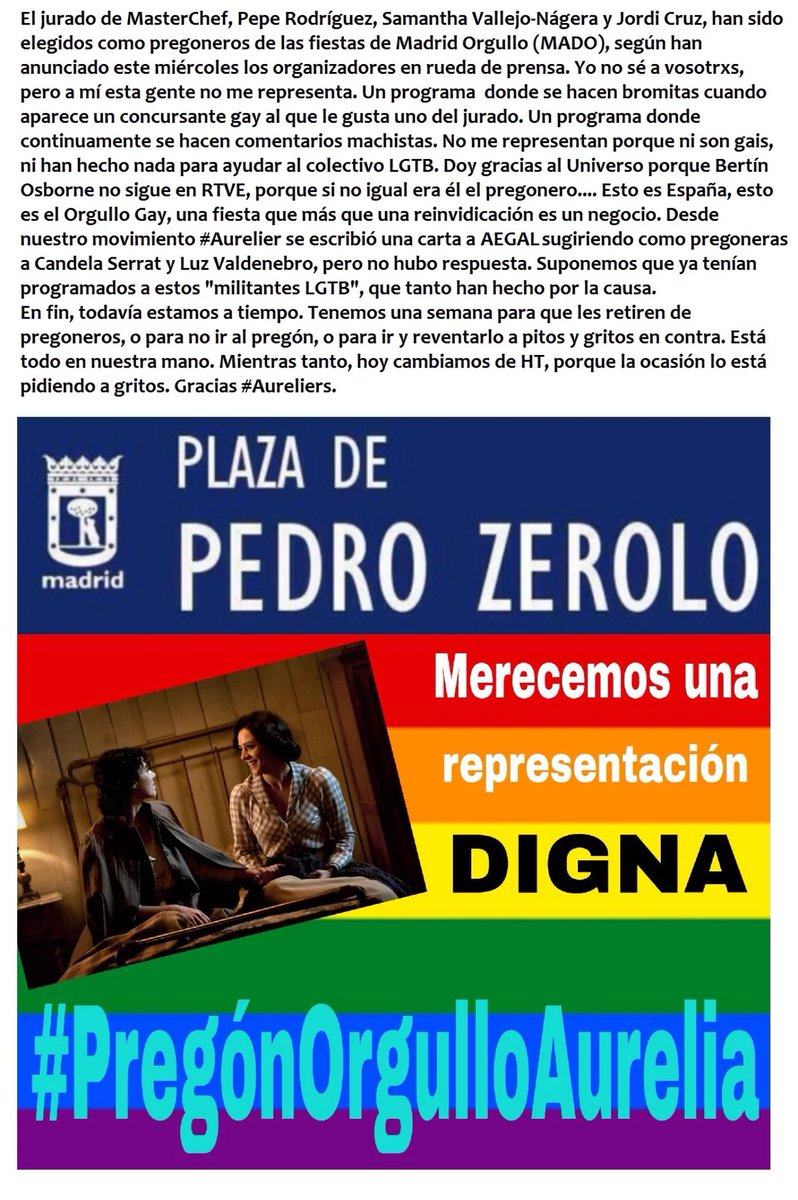 DRosalia6H's tweet photo. Si eso el año que viene doy yo el Pregón que también estoy muy a favor de los desviados!!! #CoherenciaPorFavor https://t.co/b9BiKZ98qy