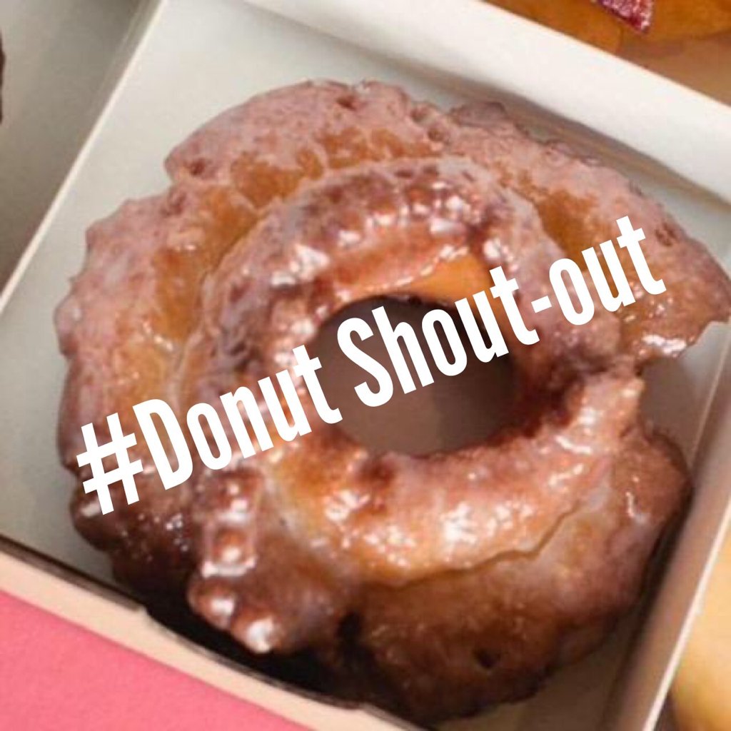 #Dailydoriteshout to <a href="/FineDineLove/">Fine Dine Love</a>, for spreading the good #donut word. Cheers and thanks!