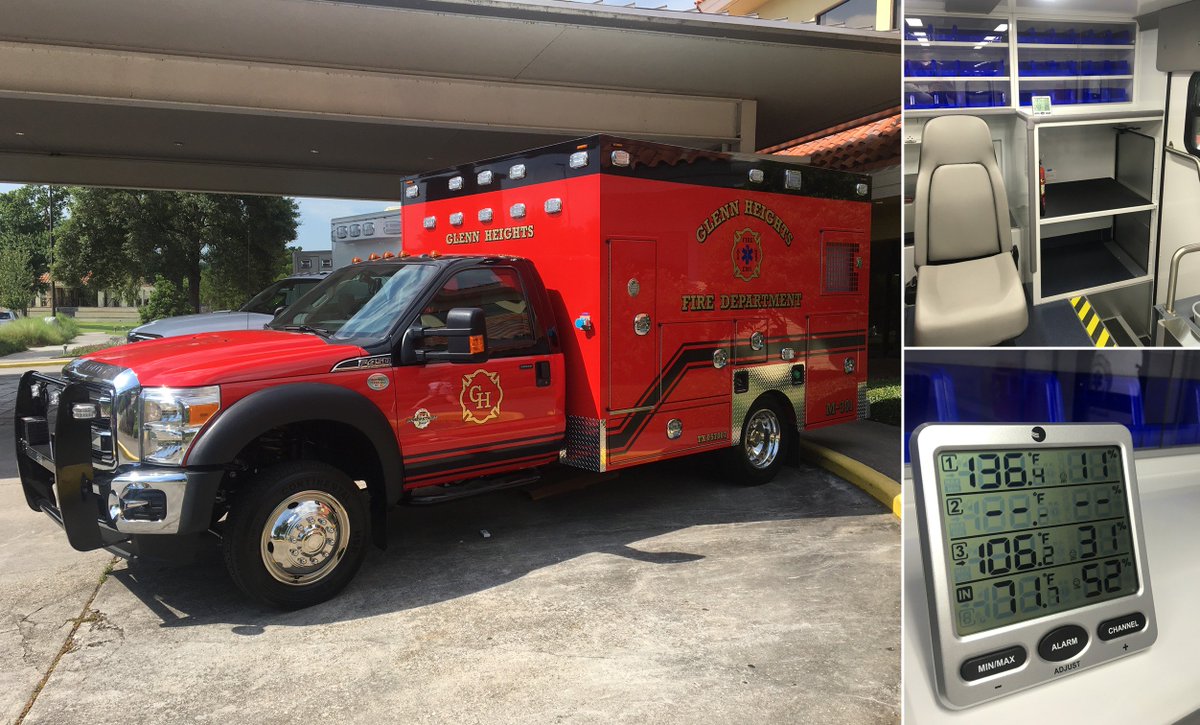 frazerbilt's tweet image. We&apos;re here at #EMSEvolution showing how comfortable it is working in the back of a Frazer unit in the #summer #heat.