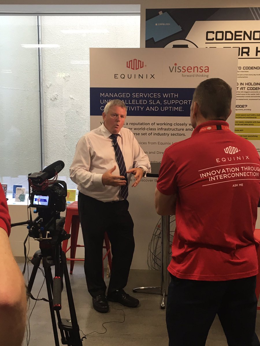 Our CEO, <a href="/groomsp/">Steve Groom</a>, in the #spotlight! Discussing #Cloud, #Hosting, #Uptime and more! #LDNTechWeek #askeqixltw