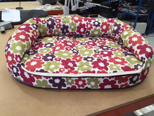 This gorgeous Anja Summer Oval Dog Bed has brightened up the despatch table today. #dogbed