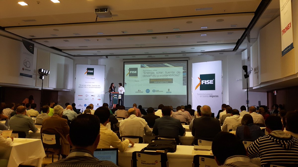 PortafolioVerde's tweet photo. Portafolio Verde presente en el #FISE2016. Las energías renovables como fuente de desarrollo y sostenibilidad. https://t.co/u5t49mKeEe