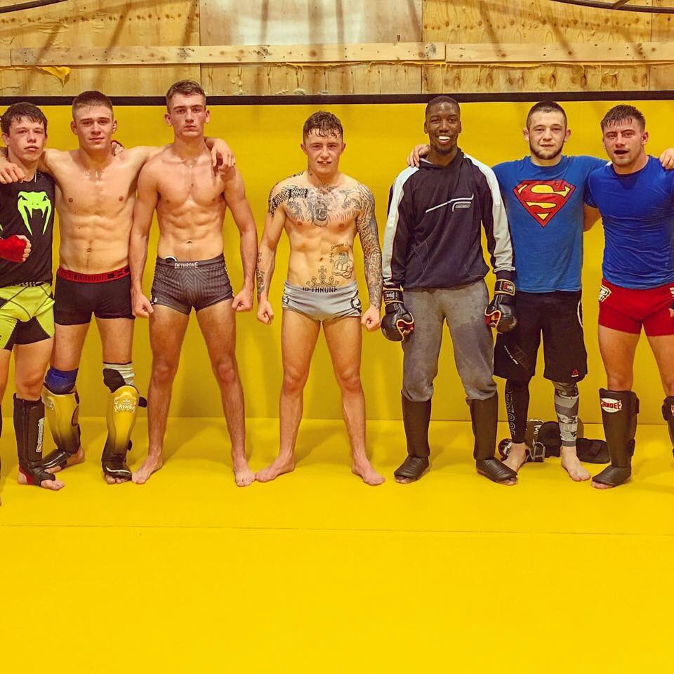 BashBrosMMA's tweet photo. SBGs @StrabanimalMMA looking in scary shape ahead of his @BellatorMMA debut in England against Mike Cutting 🍀🇮🇪👊 https://t.co/TzFEOdaFNK