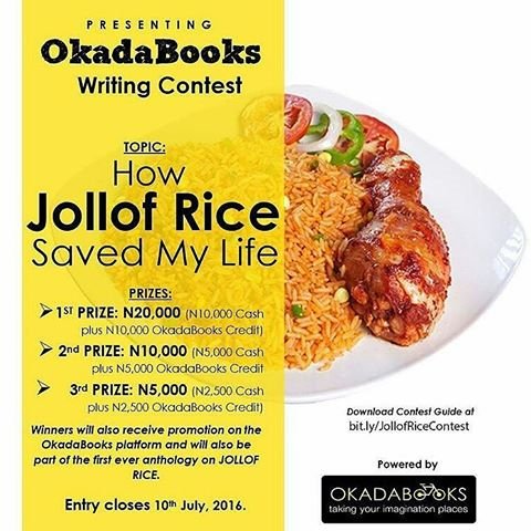 #UpcomingWriters: A few days left to win in #Okadabooks #JollofRice Contest. ngscene.com/2016/06/upcomi…