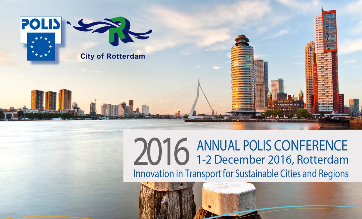 POLISnetwork's tweet photo. The programme of the 2016 Polis Conference in Rotterdam on 1-2 December is now available! https://t.co/LjDZHkUxeu https://t.co/8G0YsjYXb6