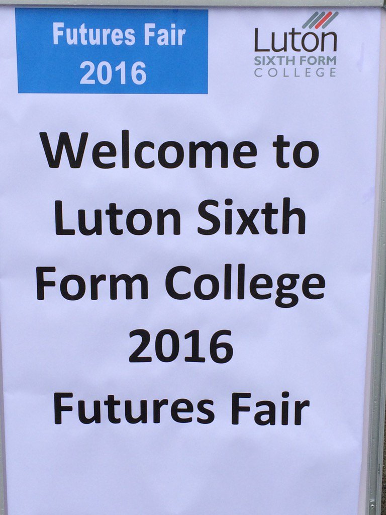At Luton 6 Form College for HE Fair. Going to give a Bioscience subject talk at 11:30am. Excited. <a href="/UniofHerts/">University of Hertfordshire</a>