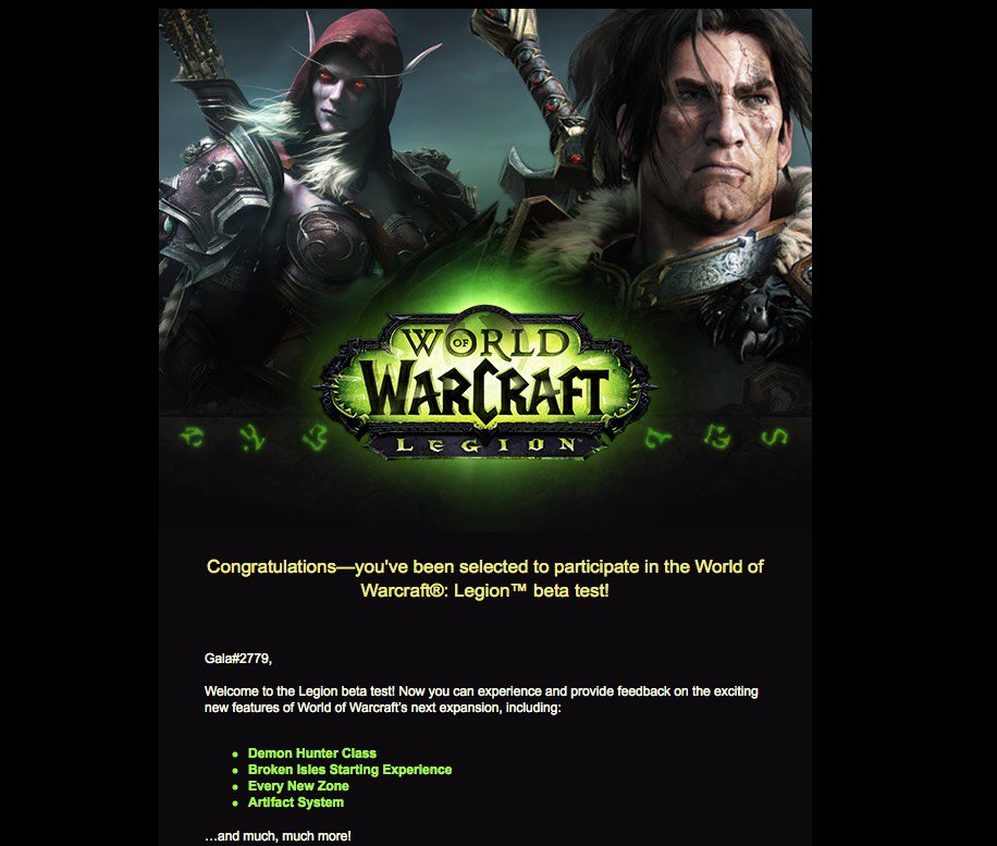 Galadrien2's tweet photo. Thank you @blizzard #betatesting #wowptr @worldofwarcraft for the opportunity!! https://t.co/zREwFNdAeO