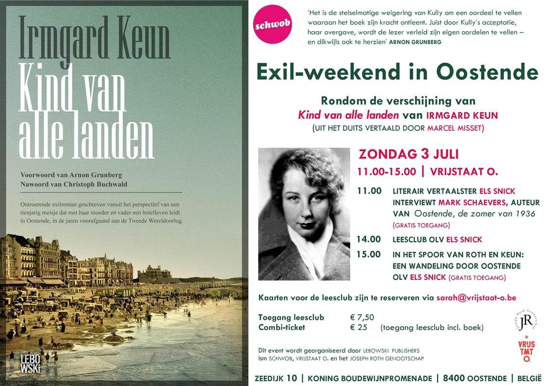 4**** in <a href="/demorgen/">De Morgen</a> voor de Exil-roman "Kind van alle landen" van Irmgard Keun. Op 3/7 presentatie in <a href="/vrijstaato/">vrijstaato</a>!