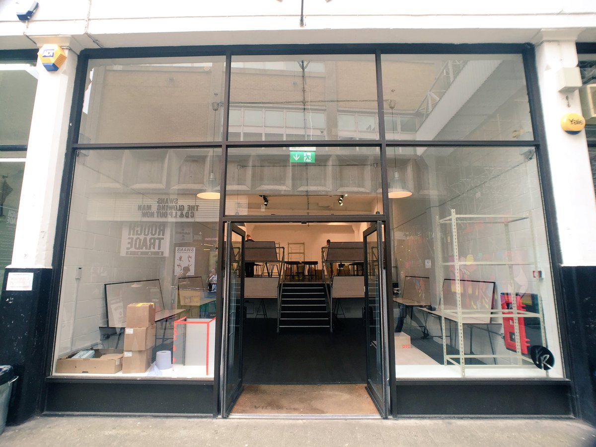 RavePIdesign's tweet photo. Setting up at the Old Truman Brewery, shop 7! Looking forward to showing everyone our work on Thursday. #FreeRange https://t.co/7om37WZGvh