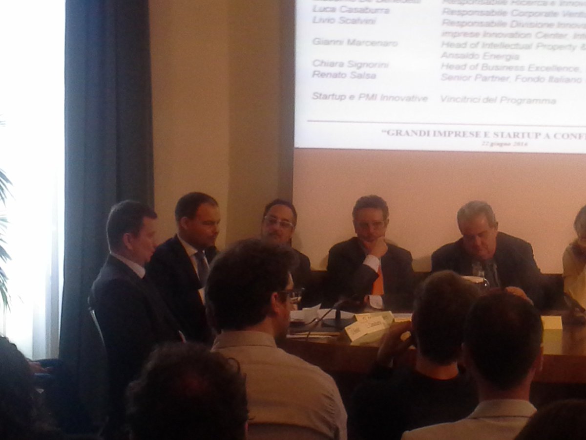<a href="/lcasab/">Luca Casaburra</a> e @timwcap non solo finanziamento delle #startup al centro ma supporto e capacità di creare ricavi