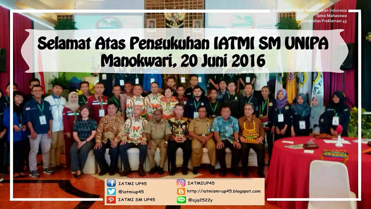 iatmiup45's tweet photo. [PENGUKUHAN IATMI SM UNIPA] https://t.co/WiPa6j5YUR