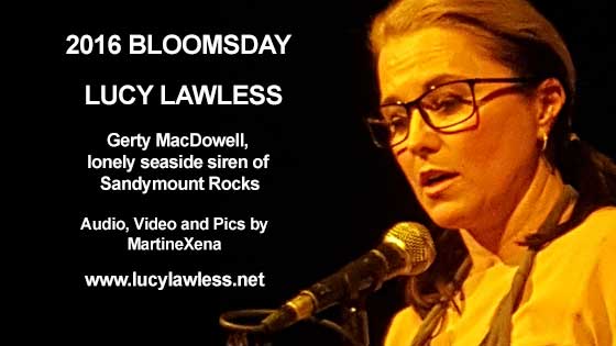 lucylawlessnet's tweet photo. Full audio / pics / brief video of @RealLucyLawless at #Bloomsday2016 as Gerty MacDowell https://t.co/P0oLDhnJ2p https://t.co/Eek3K0klmB