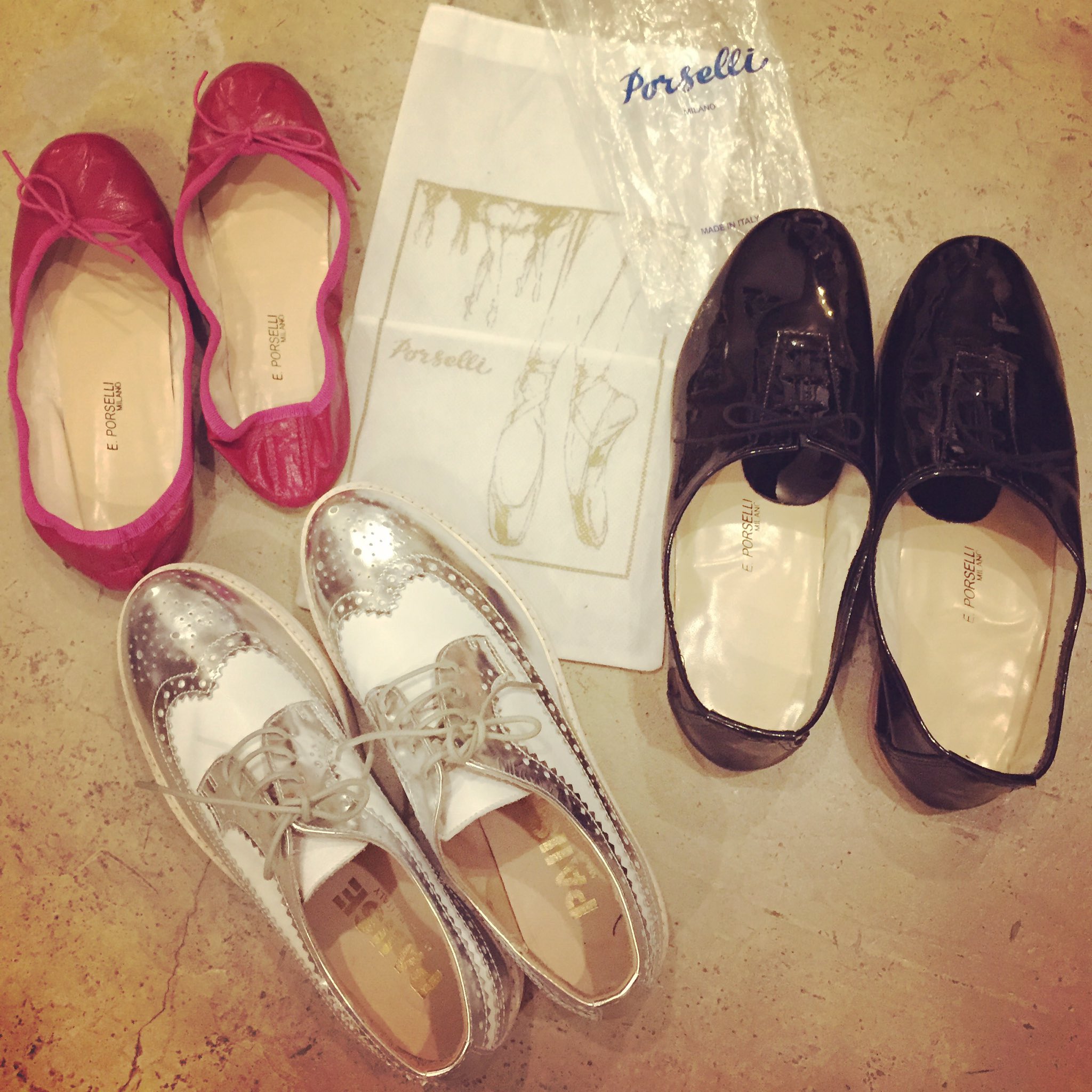 ポルセリ LULU 別注 ジャズシューズ 未使用保管品✨23AW ポルセリ
