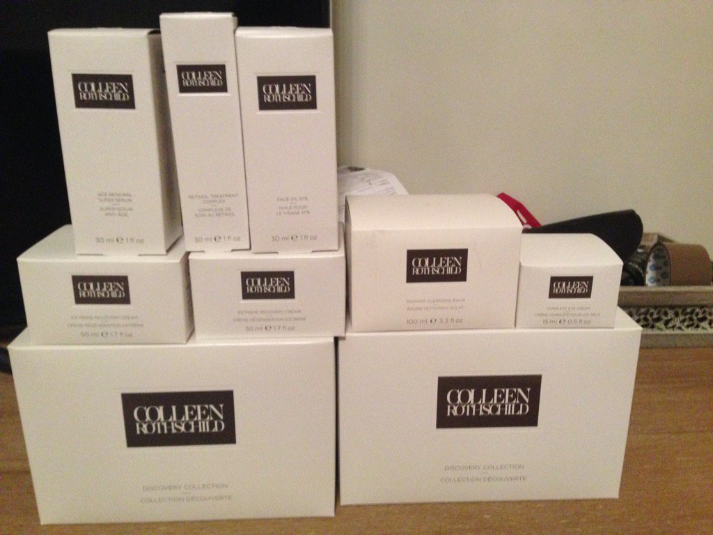 Colleen Rothchild stash just arrived. Yeppy...#colleenrothchild #beauty #newfav
