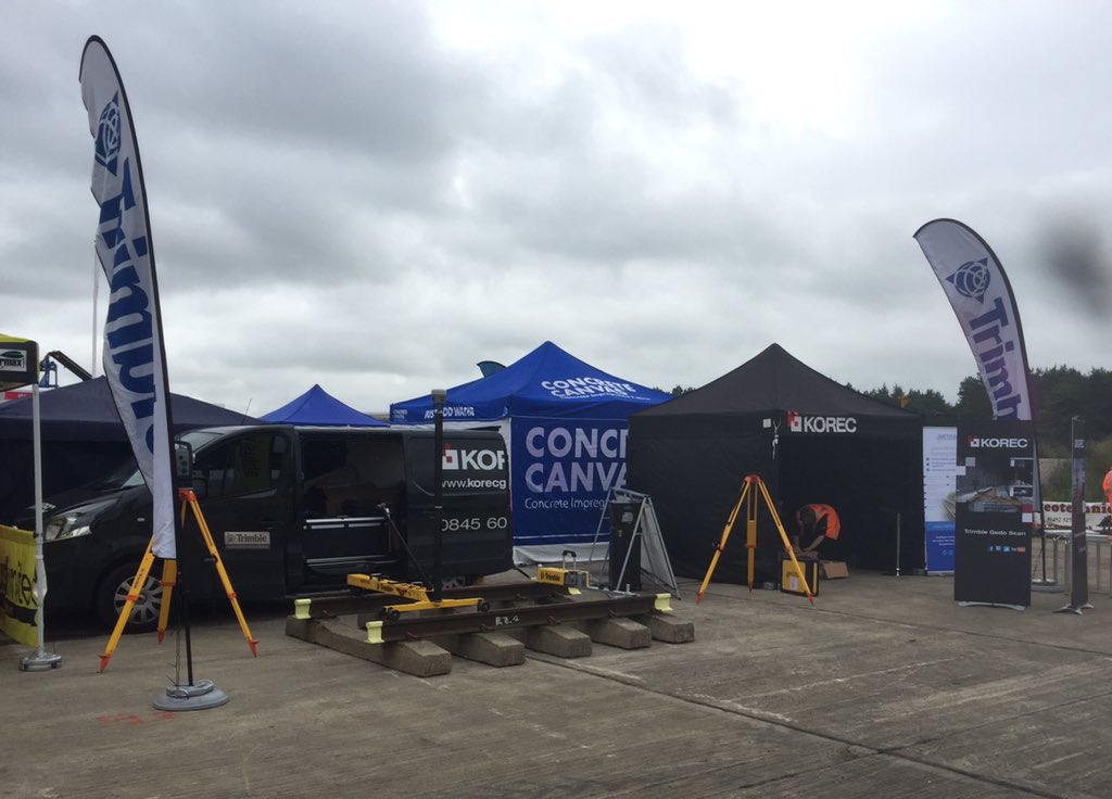 Day one at RailLive 2016. Come and visit the Korec_Trimble stand at E24. Look forward to seeing you.