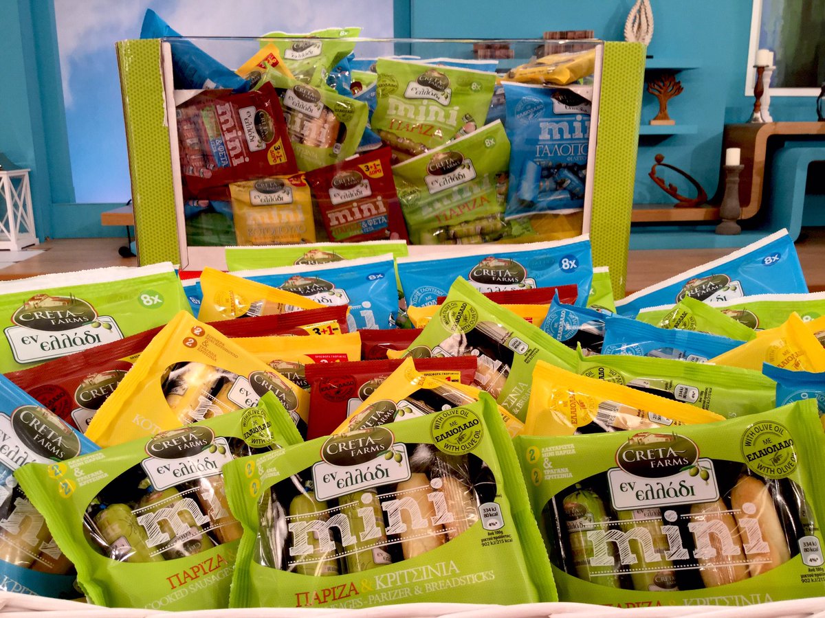 Καντε retweet κ 8 απο εσας κερδιζετε τα γευστικότατα προιοντα που βλεπετε στην φωτό !Απο την CRETA FARMS!