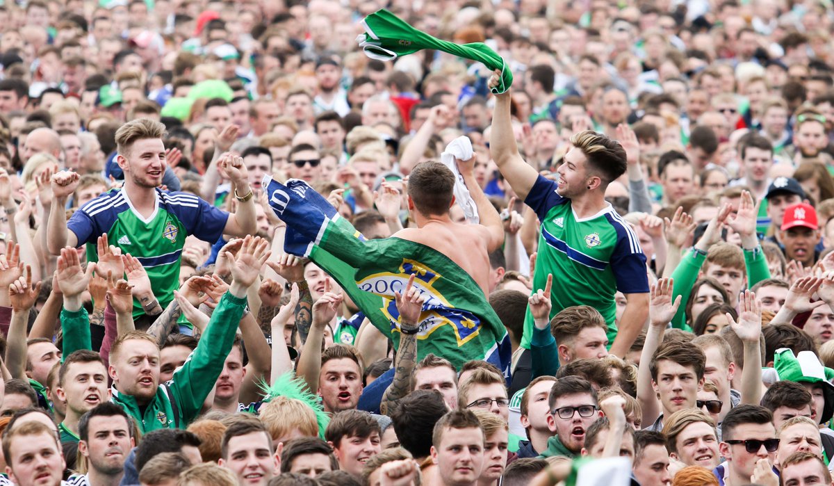 NorthernIreland's tweet photo. Once again THANK YOU for your incredible support last night - both in France and at home 💚👏🏼 #GAWA https://t.co/TyqqODkQbt