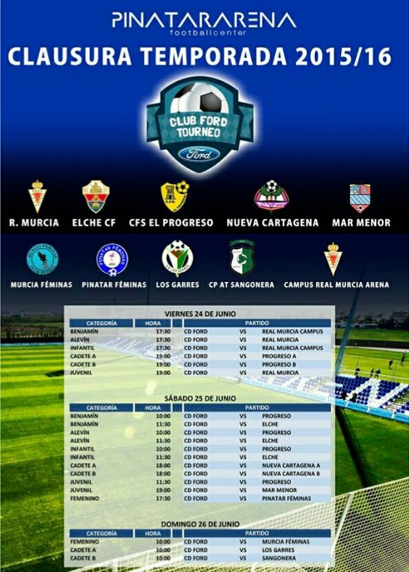 Este Domingo nuestros cadetes juegan contra el club ford,la escuela del mítico Manolo sanchis en el <a href="/PinatarArena/">Pinatar Arena</a>