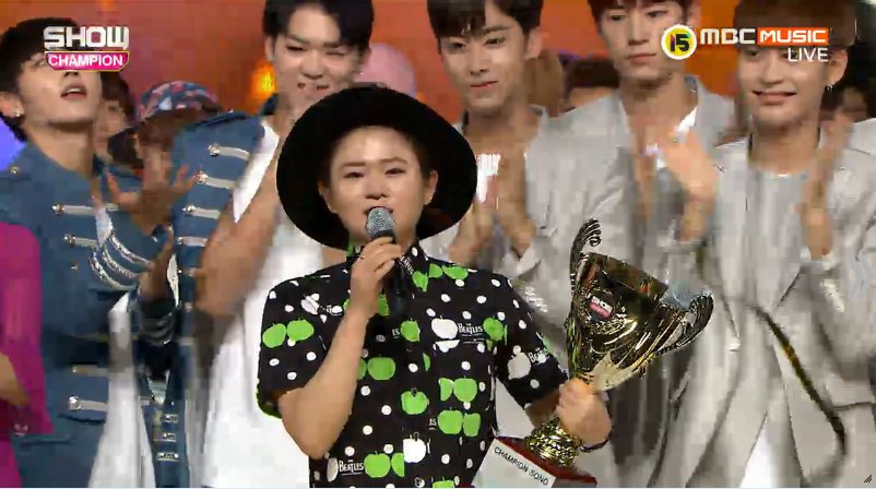 ChanHomeTH's tweet photo. 160622 วันนี้ #Monster4thWin อยู่อันดับที่ 1 ในรายการเพลง Show Champion ประจำสัปดาห์นี้ค่ะ ขอแสดงความยินดีด้วยนะคะ https://t.co/n2hGqVz6cs
