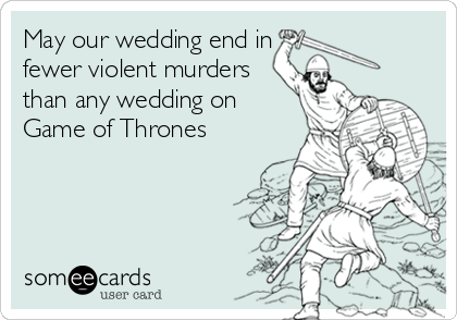 GuidesForBrides's tweet photo. Tag someone who's obsessed with #GameofThrones! https://t.co/Pw4UHIQ76O