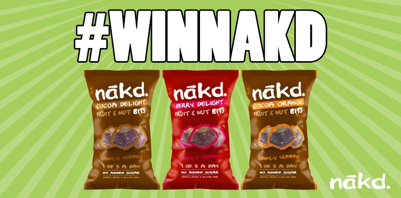 Are you bonkers about our Bits? RT &amp; Follow &amp; you might just win yourself a Nakd Bits Mixed Case! #WinNakd