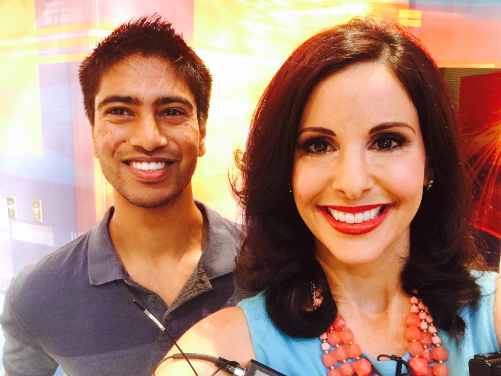 So awesome to meet Sidd Srivastava - a UTD student who scored a perfect score on his MCAT test!  #iamup