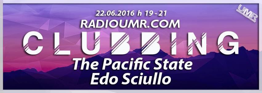 ClubbingUmr's tweet photo. TODAY  22.06.2016 @RadioUMR @ClubbingUmr H: 19,00-21,00The Pacific State-Edo Sciullo Dj Live https://t.co/b0FYEsW4dS https://t.co/DtTt881Dt7