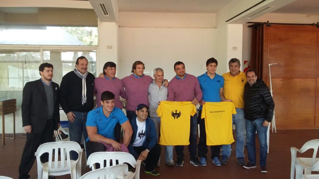 dlanusse's tweet photo. Fuimos a llevar la obra Espartana  a Tucuman. La UAR apoya el proyecto en todo el país junto a los Pumas https://t.co/EOcmeNi8nh