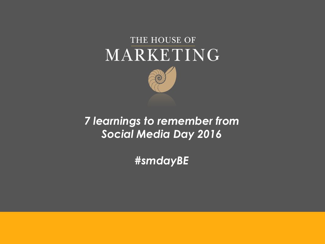 7 learnings to remember from Social Media Day on Social Monitoring and Social ROI: hubs.ly/H03p9dq0 #smdayBE