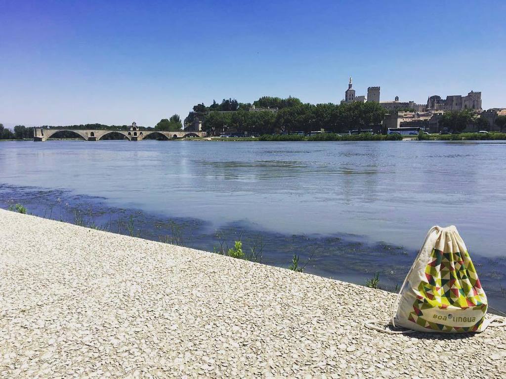 boalingua's tweet photo. #BoaBag goes Avignon! Hello from the beautiful south of France 🇫🇷 https://t.co/XyQNLJEqxE