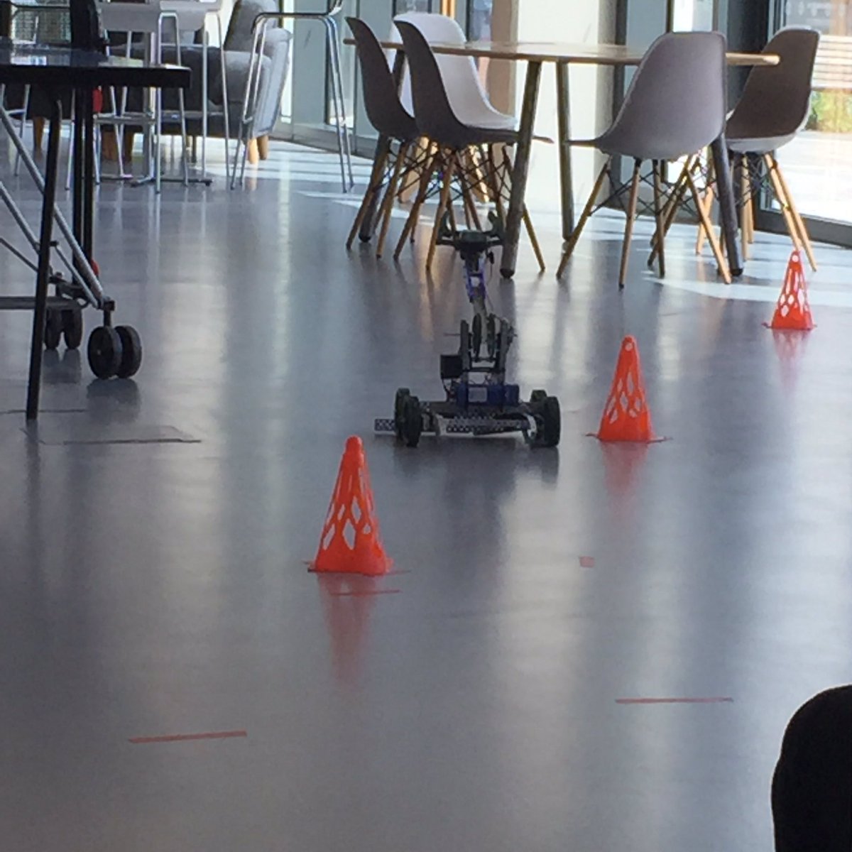 Enjoying some robot wars today at RAEng Robotics challenge with Thorp Academy, Studio West, and New Bridge Academy