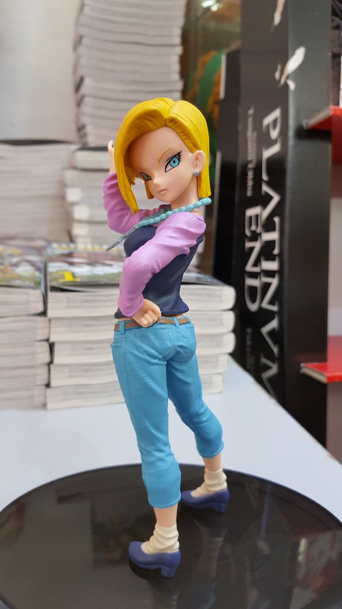 hayakushop's tweet photo. [Figurines] Dispo @hayakushop 4rue Dante 75005 #cyborg18 #Android18 #dragonballz #sculturesbig #banpresto https://t.co/RZ2twm2v76