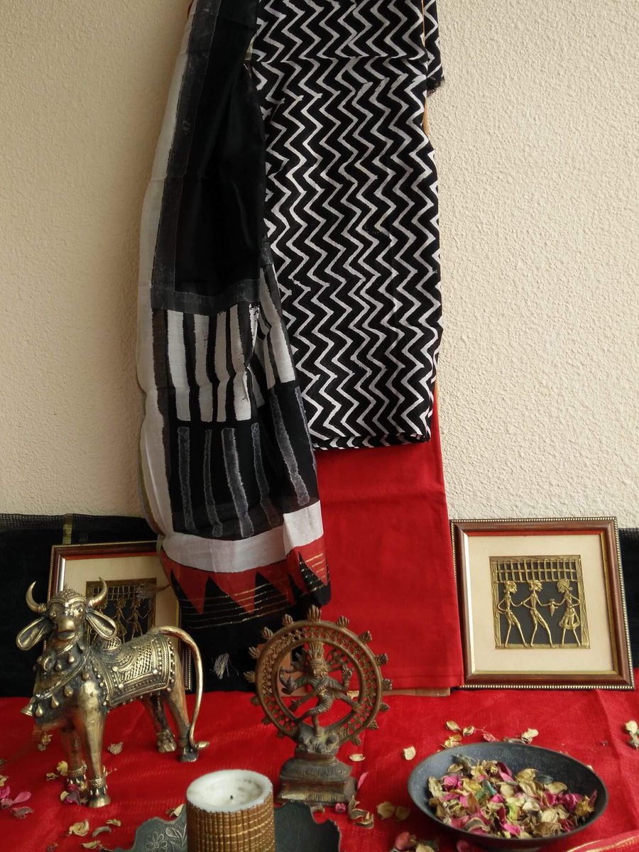 3 piece Chanderi Hand Block Printed Suits
Kameez and Dupatta: Hand Block Printed Chanderi 
Salwar: Cotton