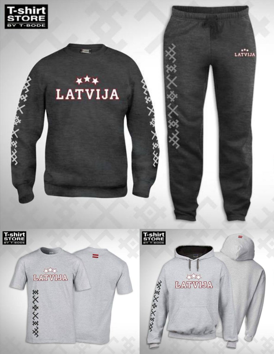 TshirtstoreBode's tweet photo. Visos T-shirt store veikalos papildinājums precei ar Latvijas simboliku!
Džemperiem , t-krekliem un sporta biksēm. https://t.co/JUu0S6OsaC