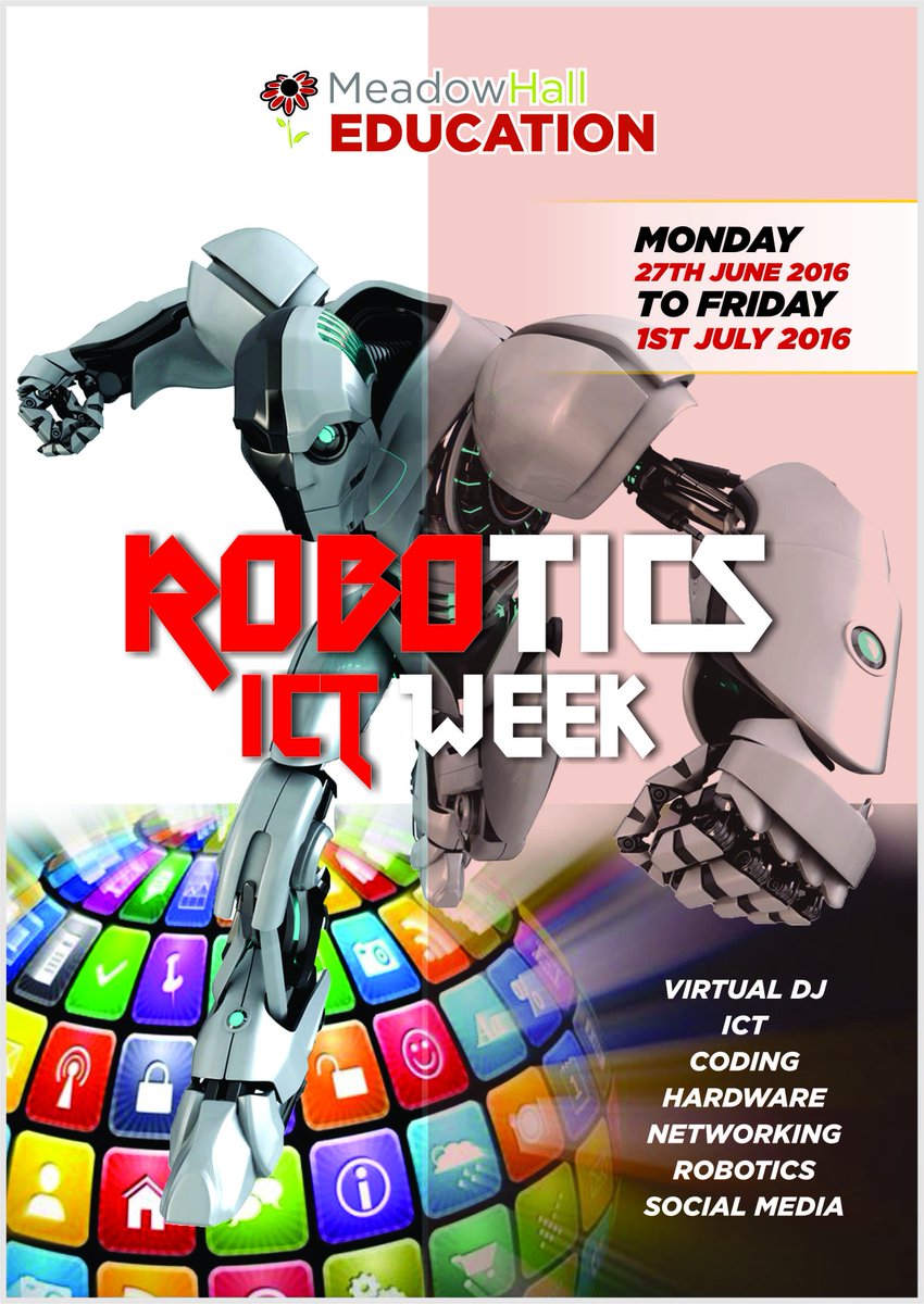 MeadowHallEdu's tweet photo. #ICTweek2016 #digitalisation #computing #tech #innovation #computable #ROBOTICS @MeadowHallLekki @meadowhallikoyi https://t.co/DQ3WBLedRB