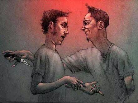 Düşman, elinde kılıcıyla karşında duran değildir. Arkasına hançeri saklayıp yanında durandır.

- Paulo Coelho