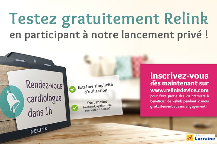 RelinkDevice's tweet image. Lancement privé : testez Relink gratuitement pendant 2 mois !
relinkdevice.com/inscription.ht…