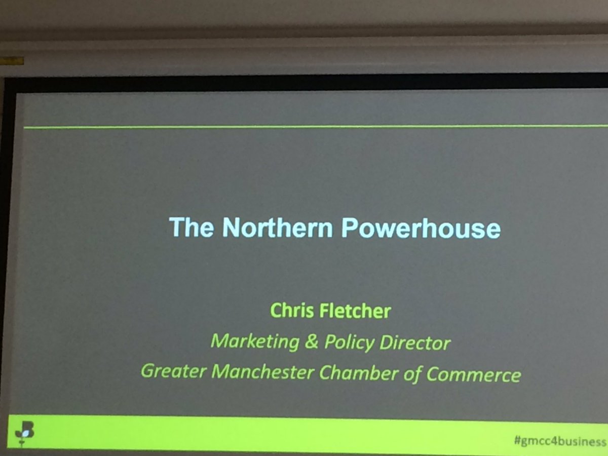 Chris at the bar enlightening us about the Northern Powerhouse. What is it? <a href="/gmchamber/">GM Chamber</a>