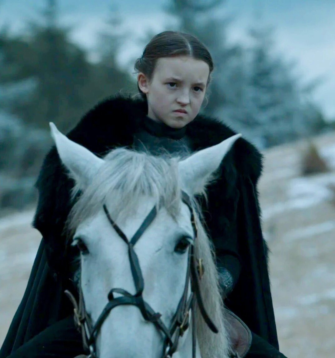 I wasn't running to Jon, I was running to her 😍 #LyannaMormont #GameOfThrones