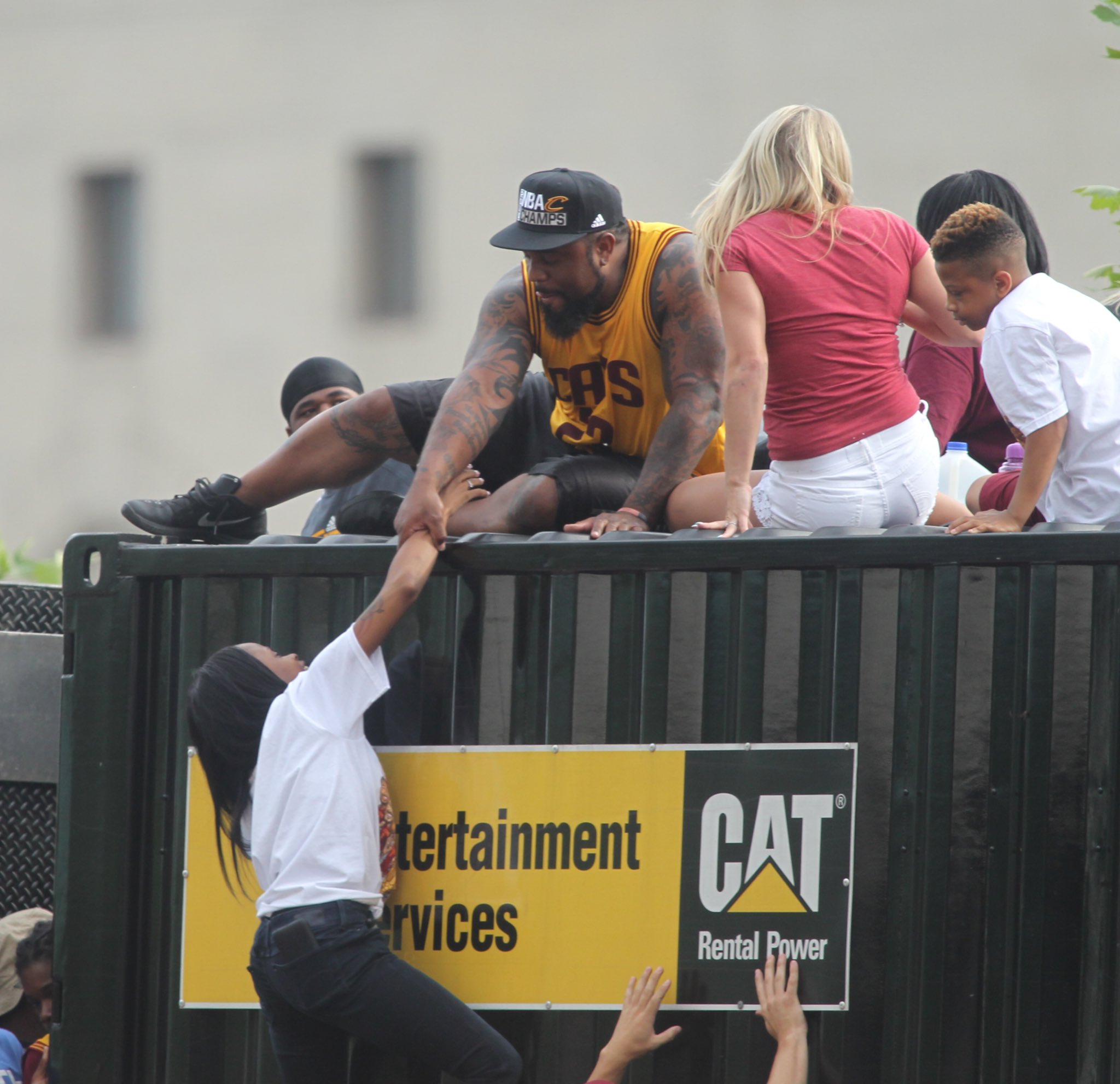 David Jablonski on Twitter "Climbing for a better view of stage