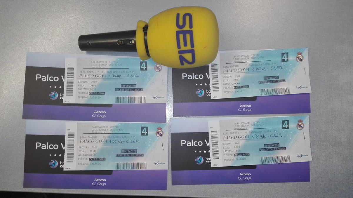SERDeportivos's tweet photo. SORTEO | 2 entradas DOBLES VIP de la FINAL @RMBaloncesto - @FCBbasket. Síguenos  y haz RT para participar. ¡SUERTE! https://t.co/rDj7tyJxNt