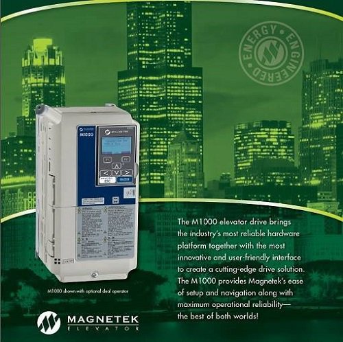 MagnetekInc's tweet photo. Visit Booth 21 during the Vendor Expo at #ElevatorU to experience the M1000 elevator drive https://t.co/nevR6CSVFj https://t.co/E78v1GjeTM