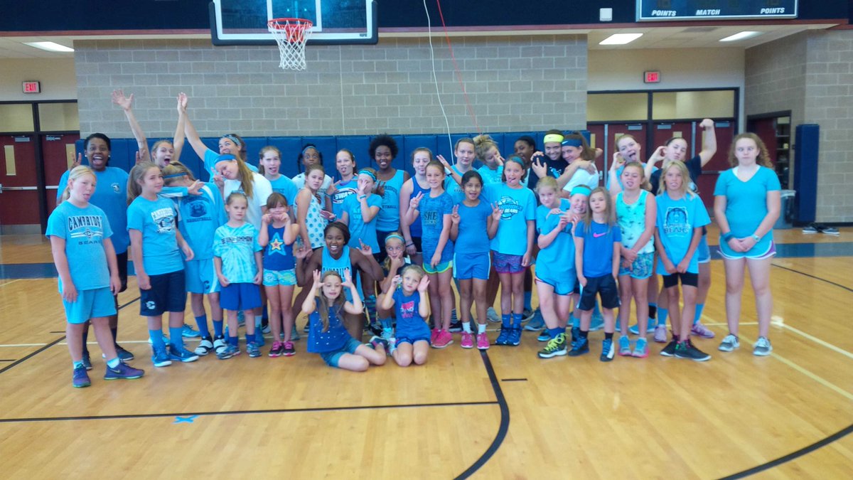 CoachBroadwell's tweet photo. "Blue Out" Day at Camp today! Let's do this! #LadyBearsHoops https://t.co/1Ru5dkkpDw