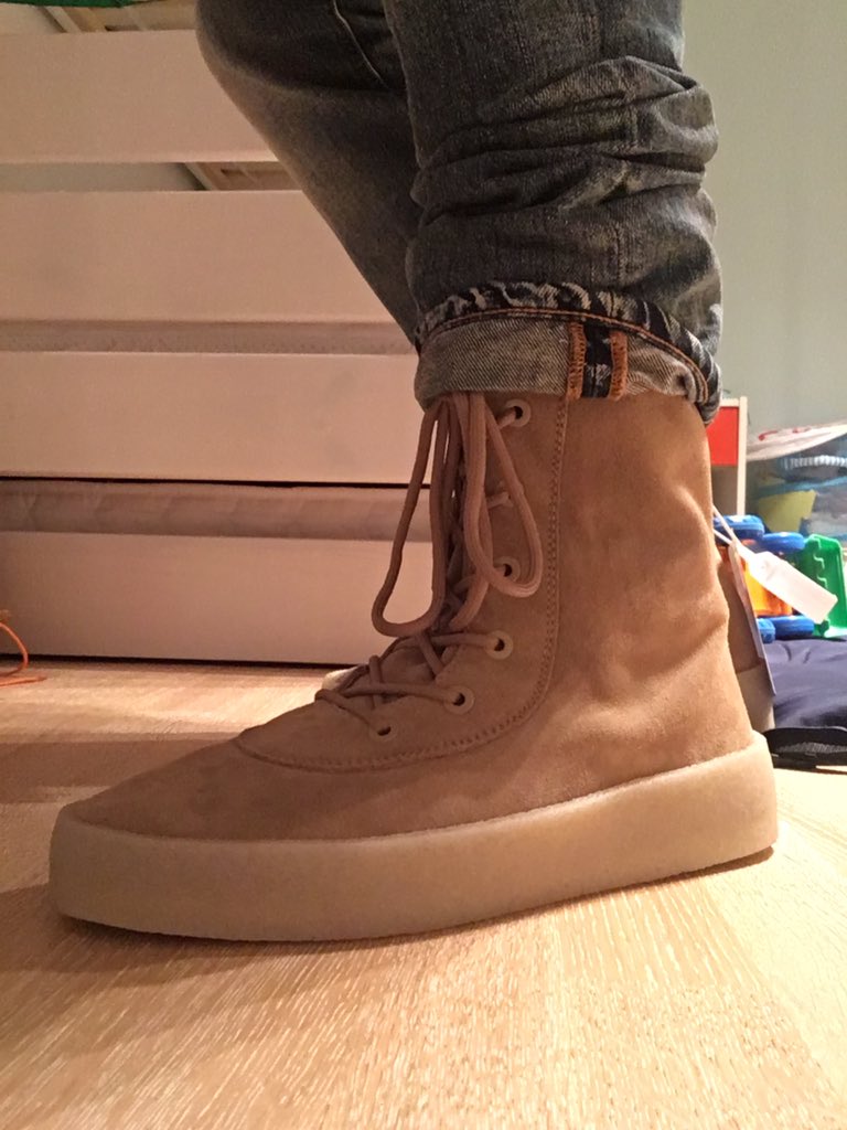 yeezy crepe boot